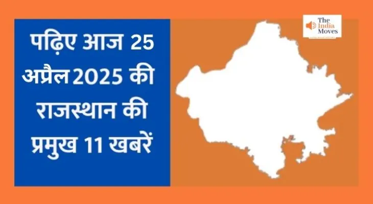 पढ़िए राजस्थान के आज के महत्वपूर्ण खबरें